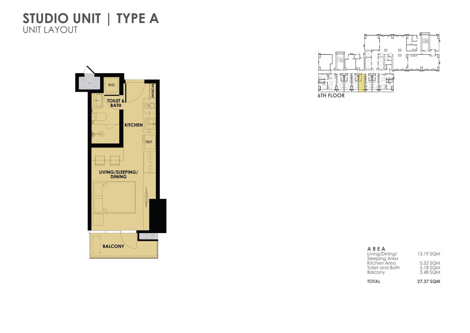 Studio Unit - Studio A Blueprint