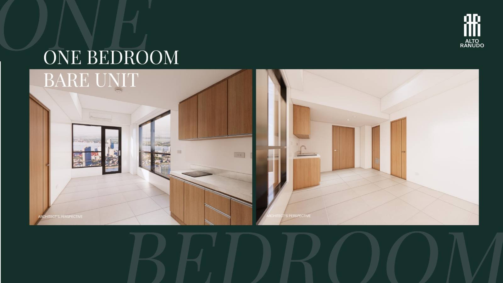 1 Bedroom Bare Unit